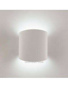 Aplique de pared Asimetric Blanco cilindrico para bombilla GX53 de Mantra Iluminación | LeonLeds.com