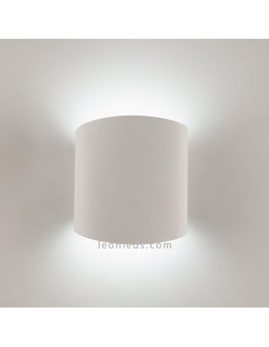 Arandela branca cilíndrica Asimétrica para lâmpada GX53 da Mantra Iluminación | LeonLeds.com