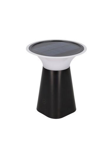 DAGAL Tragbare Solar-LED-Lampe, USB-aufladbar, 100 lm, 3000 K, für Garten und Camping