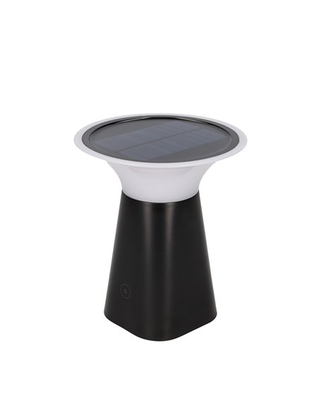 DAGAL Tragbare Solar-LED-Lampe, USB-aufladbar, 100 lm, 3000 K, für Garten und Camping