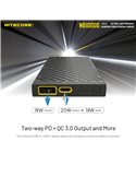 Batterie externe Nitecore NB10000 GEN2 Fibre de carbone 10000mAh 20W USB-C USB-A IPX5