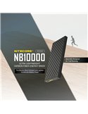 Power Bank Nitecore NB10000 GEN2 Fibra de Carbono 10000mAh 20W USB-C USB-A IPX5