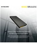 Batterie externe Nitecore NB10000 GEN2 Fibre de carbone 10000mAh 20W USB-C USB-A IPX5
