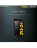 Power Bank Nitecore NB10000 GEN2 Fibra de Carbono 10000mAh 20W USB-C USB-A IPX5
