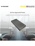 Power Bank Nitecore NB10000 GEN2 Fibra de Carbono 10000mAh 20W USB-C USB-A IPX5