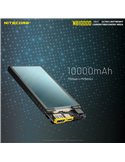 Power Bank Nitecore NB10000 GEN2 Fibra de Carbono 10000mAh 20W USB-C USB-A IPX5