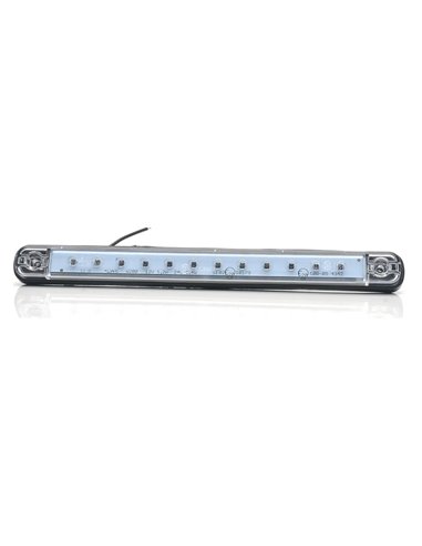 Feu stop arrière universel à LED rouge 12-24 V, IP66/68, homologué ECE R7 S3
