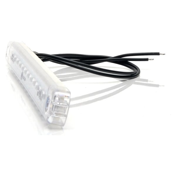 Universelle rote LED-Rückleuchte, 12–24 V, IP66/68, ECE R7 S3-geprüft
