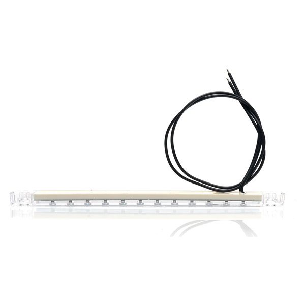 Luz de freio traseira universal em LED vermelho, 12-24V, com certificação IP66/68 ECE R7 S3.