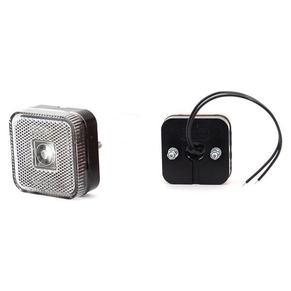 Luz LED de posicionamiento delantero, reflectante 12-24V universal, homologada ECE homologada
