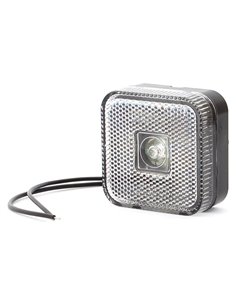 Universelle 12-24V LED-Frontpositionsleuchte mit Reflektor, ECE-geprüft
