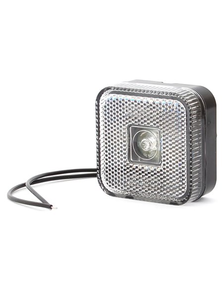 Universelle 12-24V LED-Frontpositionsleuchte mit Reflektor, ECE-geprüft