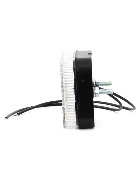 Feu de position avant universel à LED 12-24 V, avec réflecteur, homologué ECE