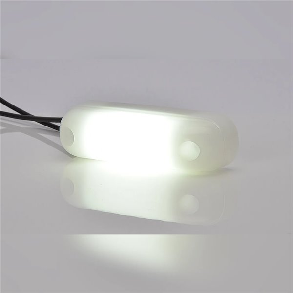 Feu de position avant à LED blanche 12-24 V IP66/68 pour véhicule universel, homologué CE 7R