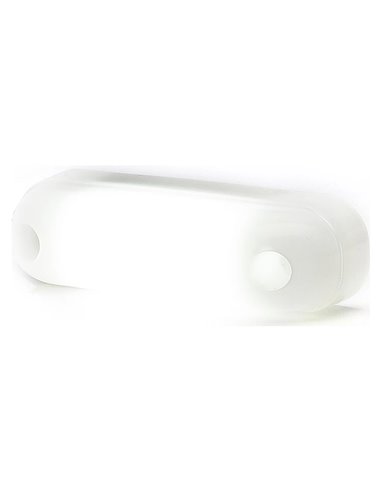 Weiße LED-Frontpositionsleuchte 12–24 V IP66/68 für alle Fahrzeuge, EG-7R-Zulassung