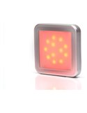 Feu de position arrière carré rouge à LED pour véhicules, homologué IP66 E20 7R