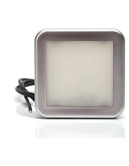 Rotes quadratisches LED-Rücklicht für Fahrzeuge, Schutzart IP66, E20 7R