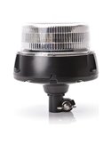 Luminaria de señalización LED transparente con luz amarilla montaje tubular 14 W 12‑24 V ECE IP66/IP68, E20 10R