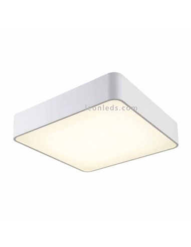 Luminária de teto LED quadrada | lâmpada de teto branco poderoso | Lâmpada de teto grande e moderna de LED | Leon Iluminação LED