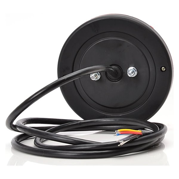 Piloto trasero LED redondo universal 5 funciones: freno/posicionamiento/marcha atrás/antiniebla/intermitente