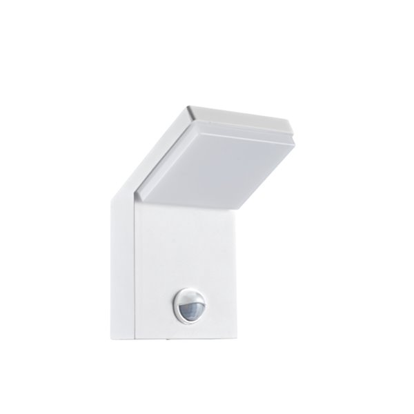 Applique murale extérieure LED ALPINE SENSOR IP65 7W 3000K 590lm avec détecteur de mouvement, blanc ou gris foncé