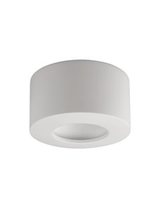 Plafonnier LED CABRERA 7W 3000K 540lm blanc ou sablé Ø107 mm