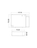 Treiber Triac-DALI V1-T RF 2,4 GHz + 0/1-10 V + Druckknopf für LED-Dimmung