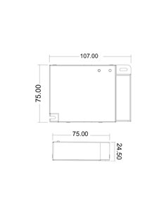 Controlador DRIVERS TRIAC-DALI V1-T RF 2,4GHz + 0/1-10V + pulsador para regulación LED 2