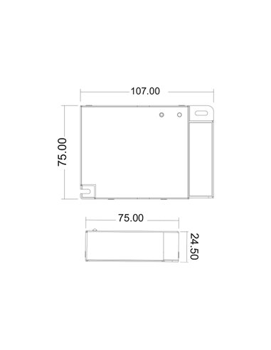 PILOTES TRIAC-DALI V1-T RF 2,4 GHz + 0/1-10 V + bouton-poussoir pour la gradation LED