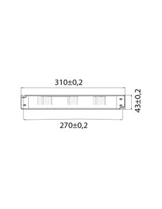 Driver DALI DRIVERS TRIAC-DALI LIFUD GHD150D-48 regulável 150W 48V IP20 2