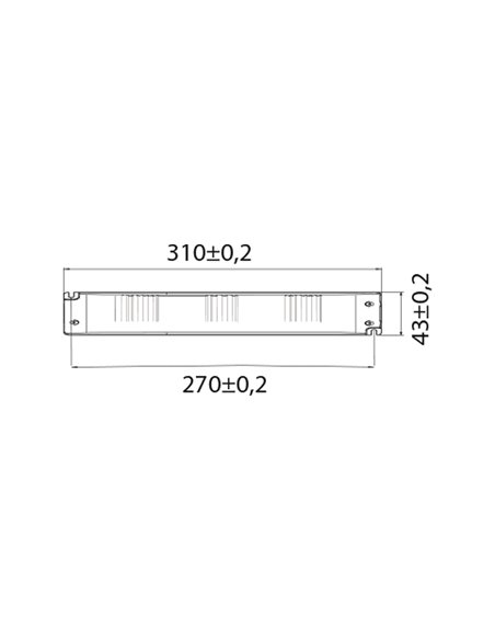 Driver DALI DRIVERS TRIAC-DALI LIFUD GHD150D-48 regulável 150W 48V IP20