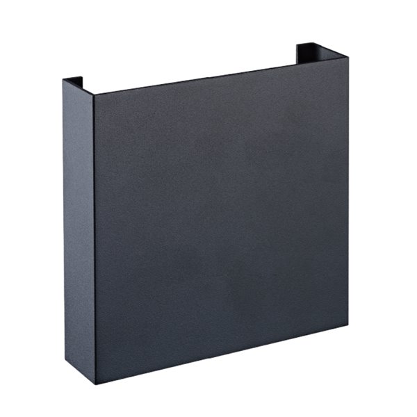 Aplique exterior HUEZ LED IP65 5W 3000K 400lm negro, blanco o corten 125x125 mm