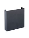 Aplique exterior HUEZ LED IP65 5W 3000K 400lm negro, blanco o corten 125x125 mm