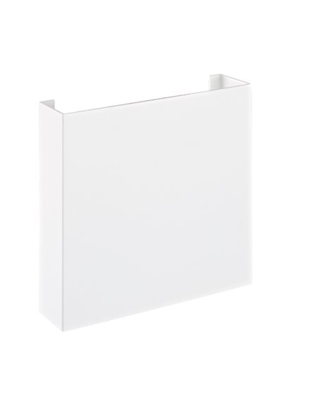 Aplique exterior HUEZ LED IP65 5W 3000K 400lm negro, blanco o corten 125x125 mm