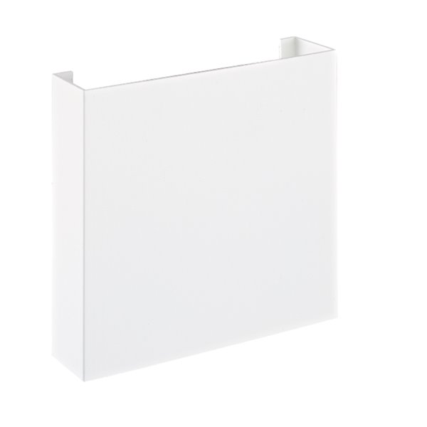 Aplique exterior HUEZ LED IP65 5W 3000K 400lm negro, blanco o corten 125x125 mm