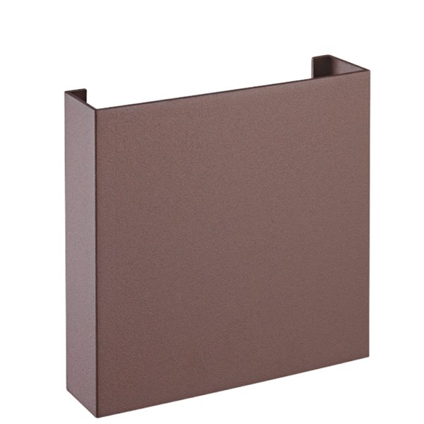 Applique murale extérieure LED HUEZ IP65 5W 3000K 400lm noir, blanc ou Corten 125x125 mm