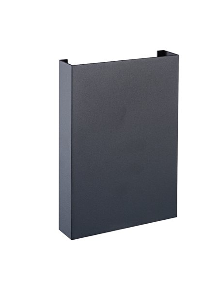 HUEZ LED-Außenwandleuchte, nach oben und unten gerichtet, IP65, 5+5 W, 3000 K, 800 lm, schwarz, weiß oder corten, 180 x 125 mm