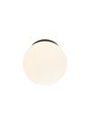 Plafonnier extérieur noir INTERLAKEN IP54 pour ampoule LED G9 (non fournie) Ø120 mm