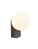 Support mural extérieur noir INTERLAKEN IP65 pour ampoule LED G9 (non incluse) Ø100 mm
