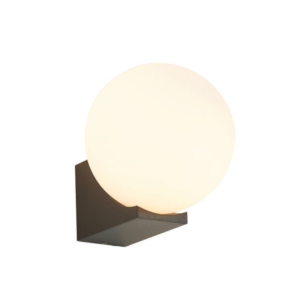 Aplique exterior INTERLAKEN IP54 negro para bombilla G9 LED (No Incl.) Ø100 mm o Ø150 mm