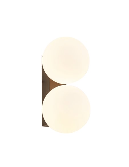 INTERLAKEN IP54 schwarze Außenwandleuchte für 2 G9 LED-Leuchtmittel (nicht im Lieferumfang enthalten) 205 x 125 mm