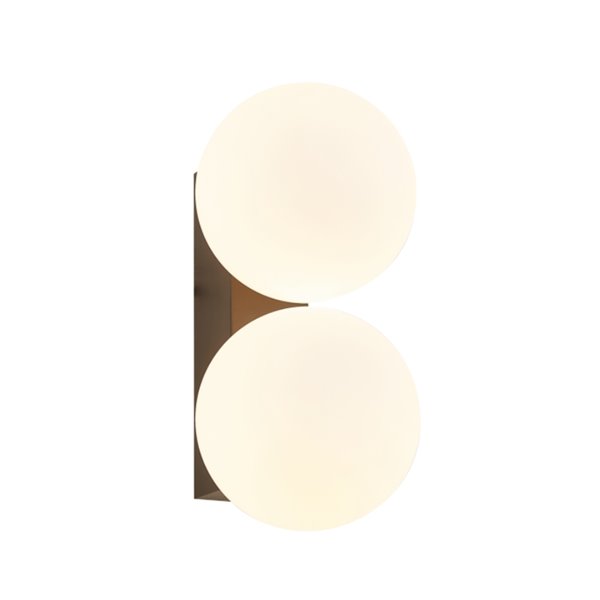 Applique murale extérieure INTERLAKEN IP54 noire pour 2 ampoules LED G9 (non incluses) 205 x 125 mm