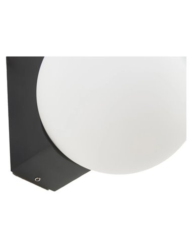 Aplique exterior INTERLAKEN IP54 negro para 2 bombillas G9 LED (No Incl.) 205x125 mm