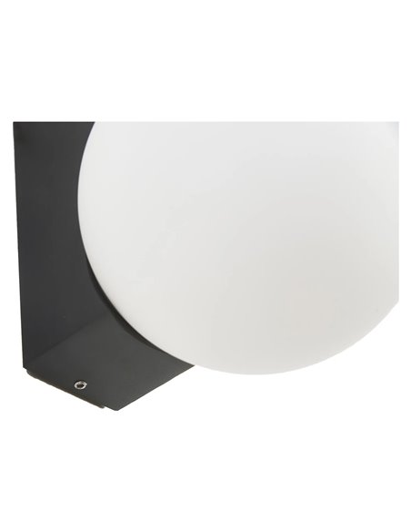 INTERLAKEN IP54 schwarze Außenwandleuchte für 2 G9 LED-Leuchtmittel (nicht im Lieferumfang enthalten) 205 x 125 mm