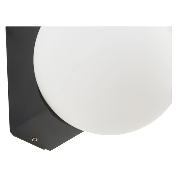 Applique murale extérieure INTERLAKEN IP54 noire pour 2 ampoules LED G9 (non incluses) 205 x 125 mm