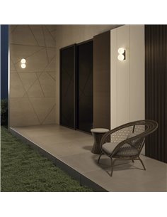 Applique murale extérieure INTERLAKEN IP54 noire pour 2 ampoules LED G9 (non incluses) 205 x 125 mm 2