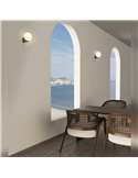 Aplique exterior INTERLAKEN IP54 negro para bombilla G9 LED (No Incl.) Ø100/150mm