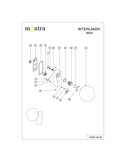Aplique exterior INTERLAKEN IP65 negro para bombilla G9 LED (No Incl.) Ø100 mm