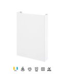 Aplique exterior LED luz arriba/abajo HUEZ IP65 5+5W 3000K 800lm negro/blanco/corten 180x125 mm