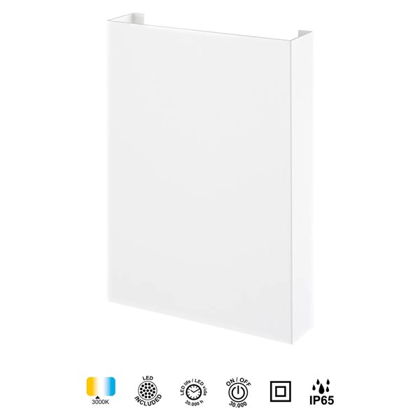 HUEZ LED-Außenwandleuchte, nach oben und unten gerichtet, IP65, 5+5 W, 3000 K, 800 lm